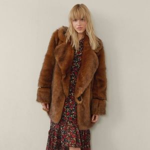 ISO Vintage Look Faux Fur Jacket